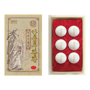 朝鲜万应堂北京安宫牛黄丸6粒正品中风抽惊厥搐香港进口非同仁堂