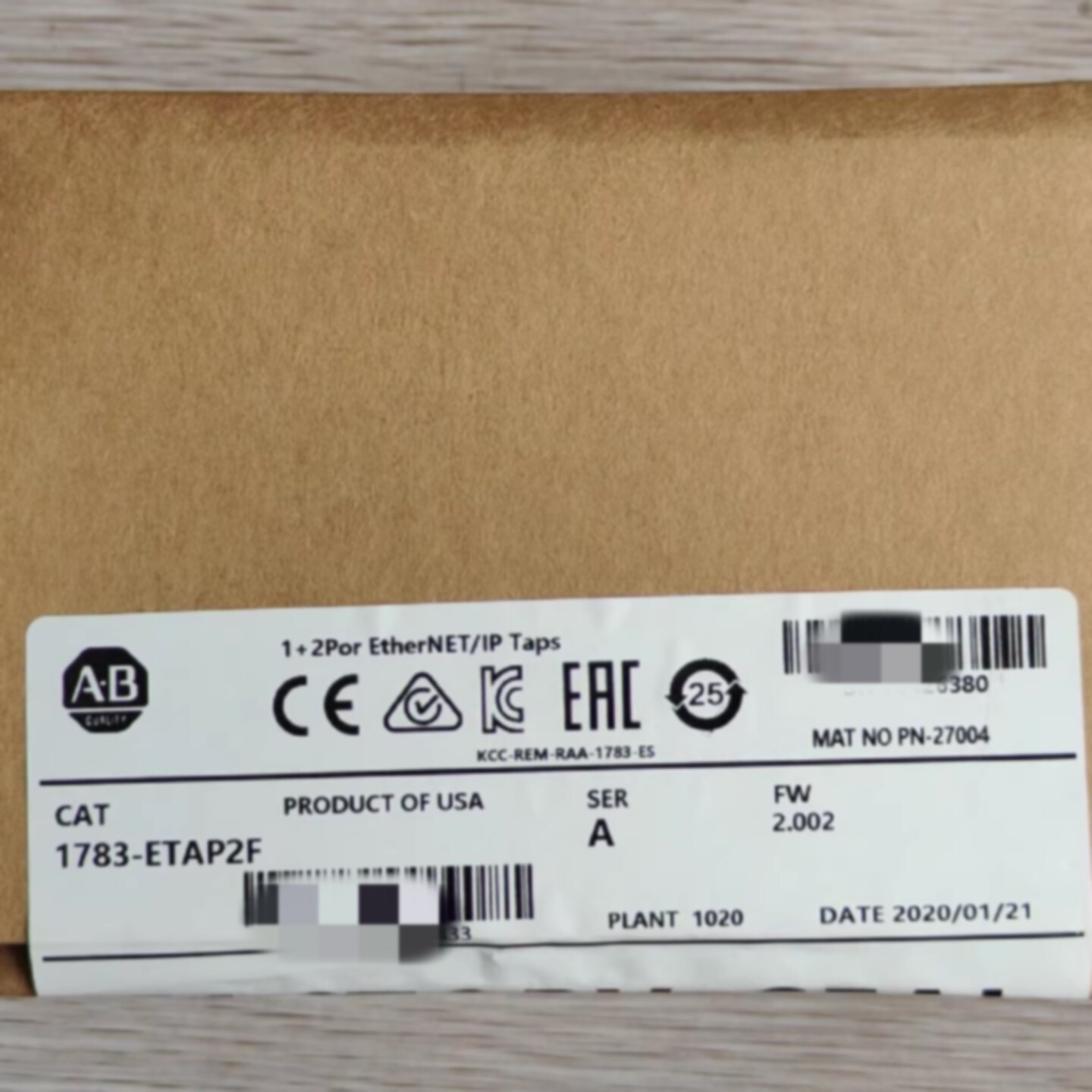 议价1783-ETAP2F EtherNet/IP抽头，1端口铜缆和2端口光纤 1783ET