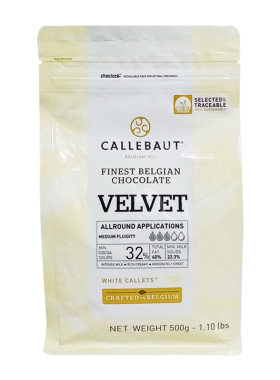 嘉利宝32%白巧克力500g