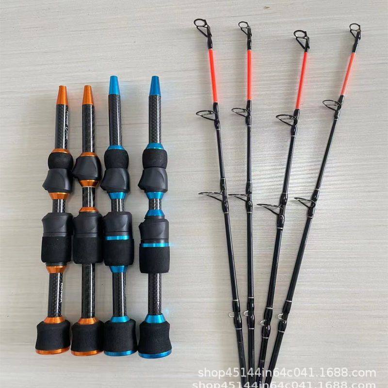 碳素冰钓杆实心小批发导钓竿鱼竿帐篷冬大杆硬环竿迷你钓小海超