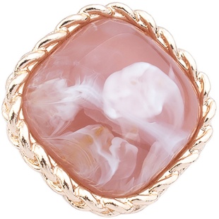 高档金属时尚方形大衣纽扣毛衣风衣呢子羊绒上衣女小香风装饰扣子