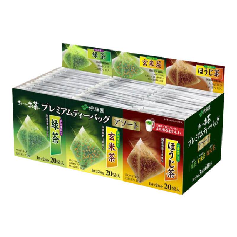 日本进口伊藤园绿茶玄米茶焙茶()