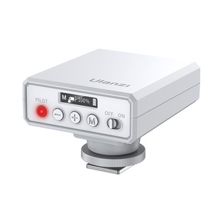 Ulanzi优篮子F12白色款相机闪光灯单反微单机顶闪光灯适用索尼富士佳能尼康松下小巧便携复古闪光灯