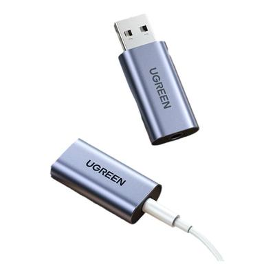 绿联usb转35mm音频线耳机孔