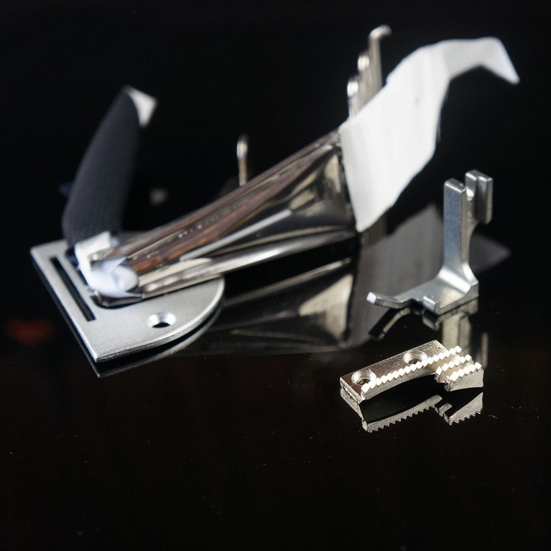 工业缝纫机平车A10包边双包边四折筒大宇撸子筒滚边器拉筒龙头包