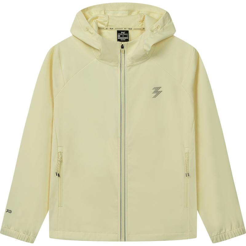 361度女运动风衣外套连帽短款雨屏科技软壳上衣春季新品562512681