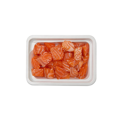 鲜拔头筹挪威三文鱼鱼丁源头直采