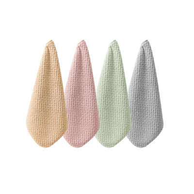 三利10A抗菌擦手巾挂式吸水速干卫生间厨房手帕洗脸家用小方巾布