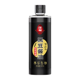莲花原汁黑豆酱油520ml零添加特级生抽酿造酱油炒菜红烧酱香调味