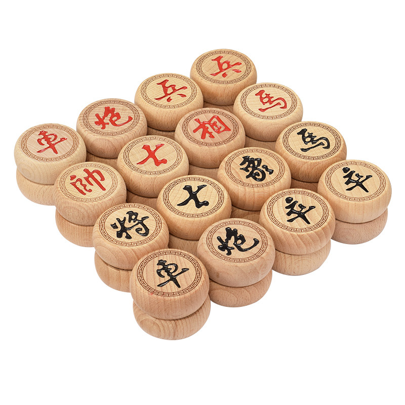 御圣中国象棋套装实木折叠式高档