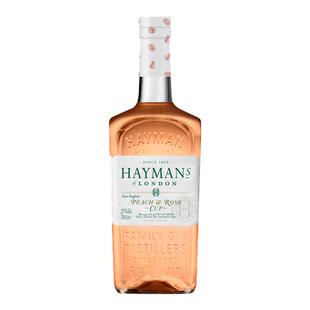 郎家园进口洋酒Hayman's英国海曼蜜桃玫瑰风味伦敦金酒