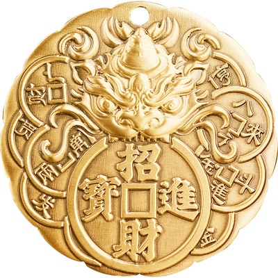 福图塔黄铜貔貅招财进宝挂饰