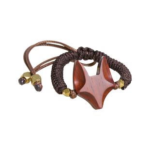 隐山狐狸手链ins小众设计简约个性檀木手饰女七夕礼物情侣定情物