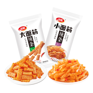 卫龙大小面筋辣条共约44包