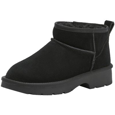 热风2024年冬季新款女士休闲靴