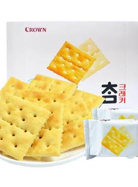 韩国crown太口咸香无蔗糖饼干