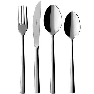 villeroyboch德国唯宝进口18-10不锈钢皮尔蒙西餐刀叉勺套装家用