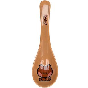 小庄青年Minini陶瓷勺子高颜值小汤勺家用精致吃饭喝汤调羹汤匙