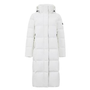 雪中飞2023秋冬新款立领连帽修身长款鹅绒简约女式羽绒服保暖加厚