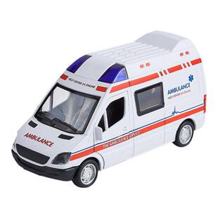 120儿童救护车玩具合金男女孩小汽车医生护士超大号仿真急救担架