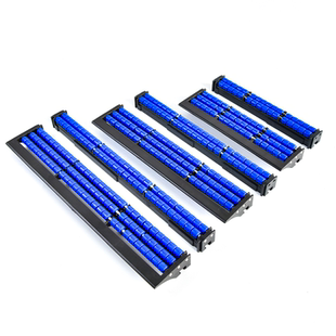 190/254/304宽滚珠过渡板加宽连接板塑料滚珠蓝紫白色滚珠过渡板