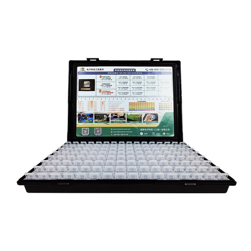 YAGEO  viking1%0603贴片电阻包128值格常用电阻样品盒样品本册包