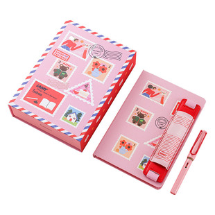 新年礼物LAMY凌美钢笔小学生儿童宝珠签字笔多巴胺草莓慕斯礼盒