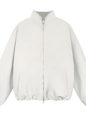 极简轻钱“云雾”白玉灰棉服