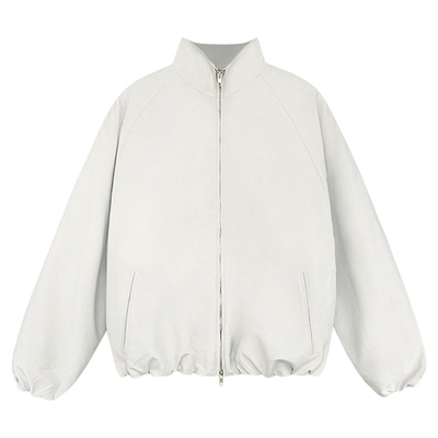 极简轻钱“云雾”白玉灰棉服