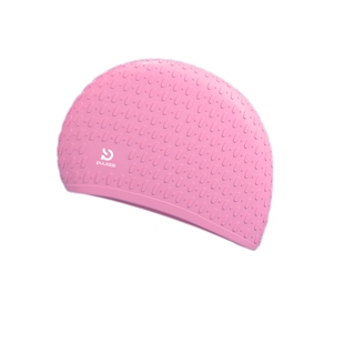 pulassi泳帽女款成人防水不勒头长发加大头围可用水滴硅胶游泳帽