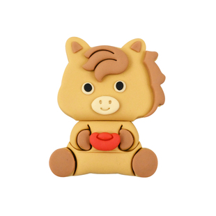 2026新年小马荷叶夹卡通馒头模具花样面点元宝花饽饽家用烘焙工具