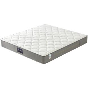 全友家居护脊护腰1米5单人黄麻床垫偏硬家用卧室弹簧席梦思床垫