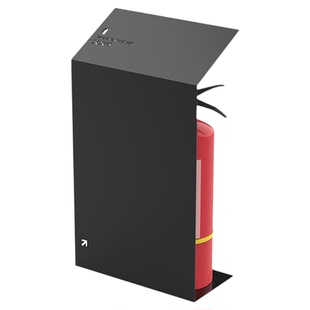 灭火器箱子空箱放置架灭火器装饰遮挡板2只装消防栓箱罩支架落地