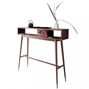 野木1978 高屋建瓴边柜玄关柜端景台新中式侘寂风茶室陈列博古架