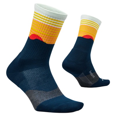 Feetures飞鹊登山袜越野袜专业户外徒步袜马拉松运动袜高帮