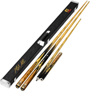 奥秘官方旗舰店猎人台球杆桌球杆斯诺克小头中式黑八台球专用杆