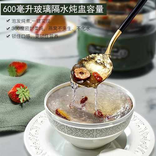 佳的美小电炖锅迷你宝宝炖家用燕窝小煲汤炖隔水煮粥盅养生玻璃电