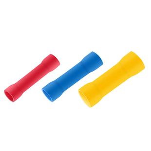 管形对接管BV1.25/2/5/8全绝缘冷压端子中间接头尼龙导电线连接器