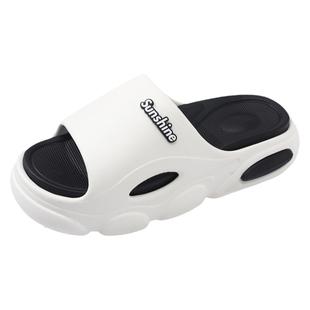 拖鞋男款时尚男鞋潮牌男士防滑踩屎感凉拖户外增高沙滩椰子凉鞋男