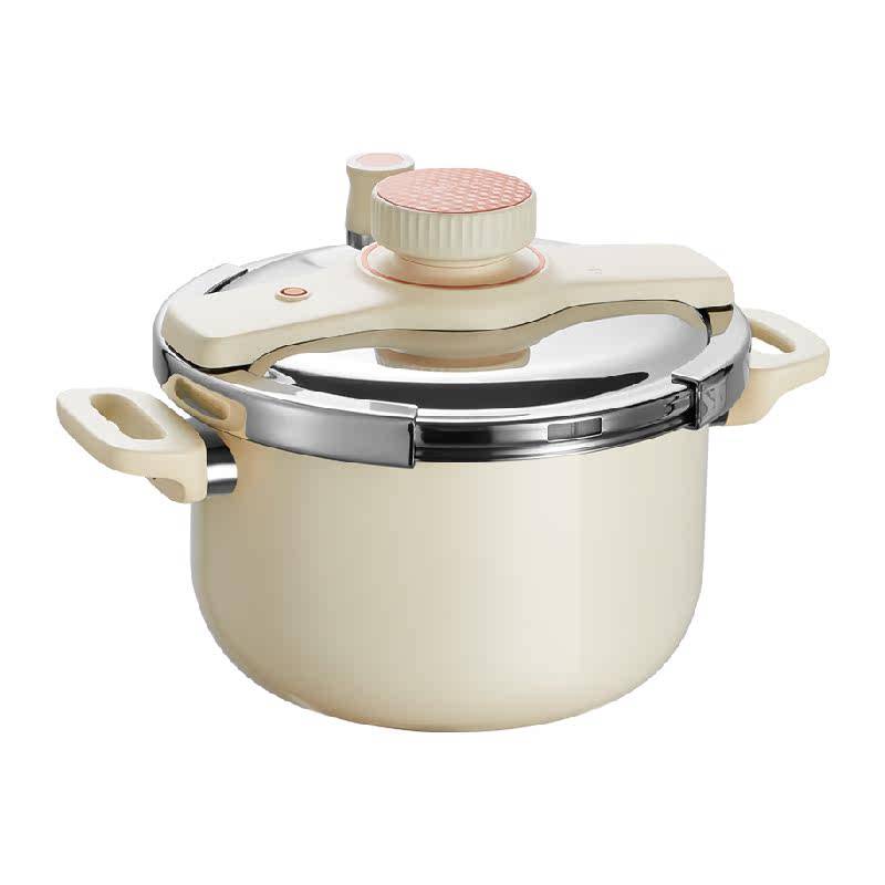 苏泊尔304不锈钢高压锅悦旋压力快锅5L家用燃气电磁炉通用小型