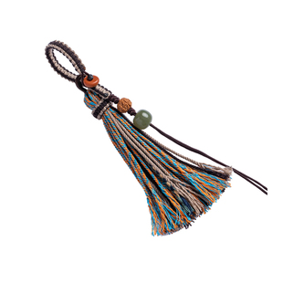 藏式精编线绳流苏穗子汽车钥匙扣绳手工编织绳DIY吊坠绳国风包挂