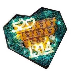 爱心满天星装烟礼盒送男朋友老公生日礼物情侣情人节圣诞节diy