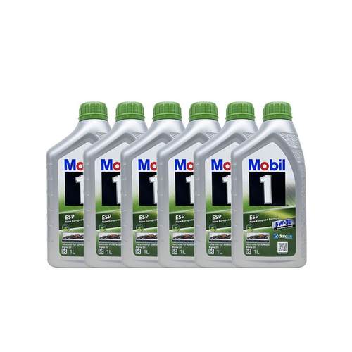 【自营】Mobil美孚一号全合成汽机油ESP 5W-30 SP C3发动机1L*6