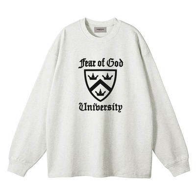 ESSENTIALS美式潮牌长袖T恤哥特