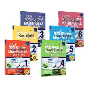 Solve Non Routine Real World Mathematics Problems Workbook 1-6年级 SAP现实生活中的数学问题 新加坡小学数学练习册 英文原版