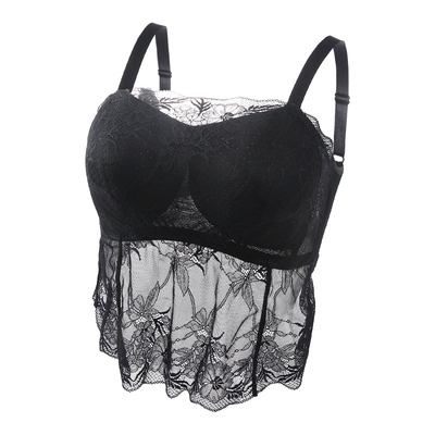 美背文胸一体背心大胸显小