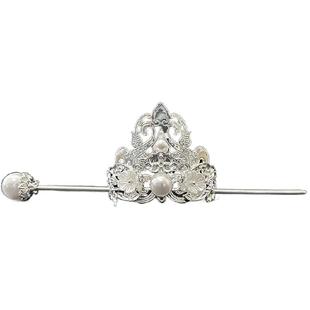 原创轩辕汉服发冠男女cos古风皇冠头饰魏晋侠客古装束发高马尾