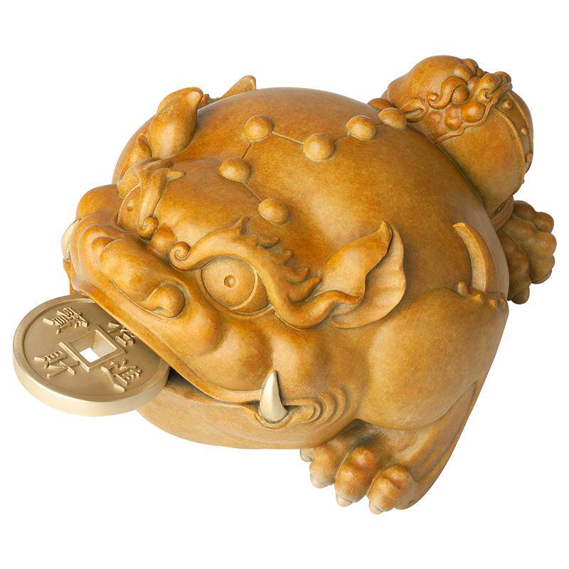 铜师傅《三足金蟾》摆件