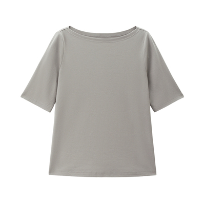 Giordano/佐丹奴短袖纯色船领