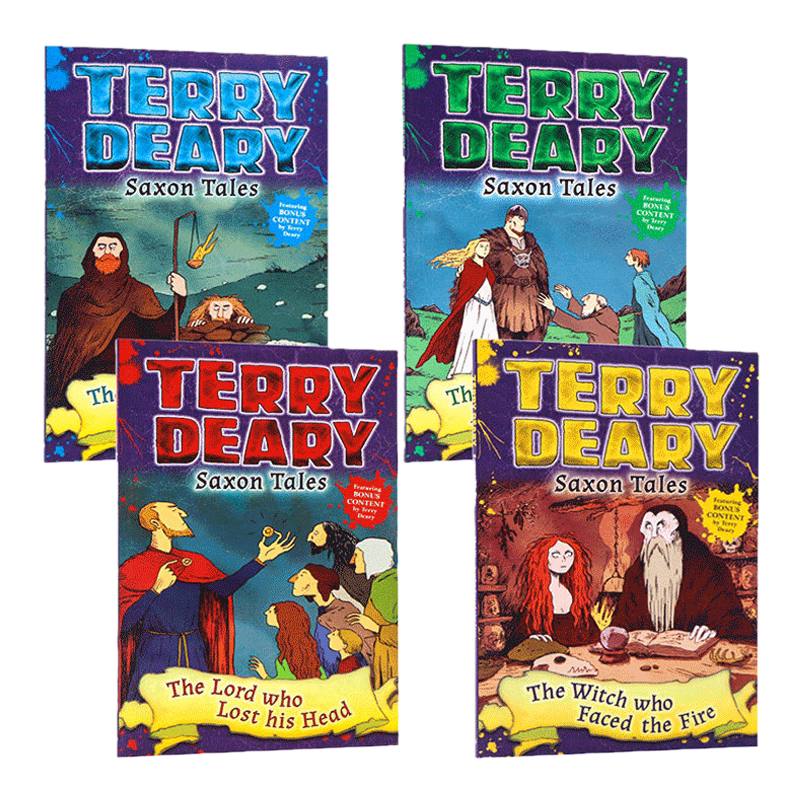 Terry Deary's Historical Talesy Saxon Tales 撒克逊人的故事4册